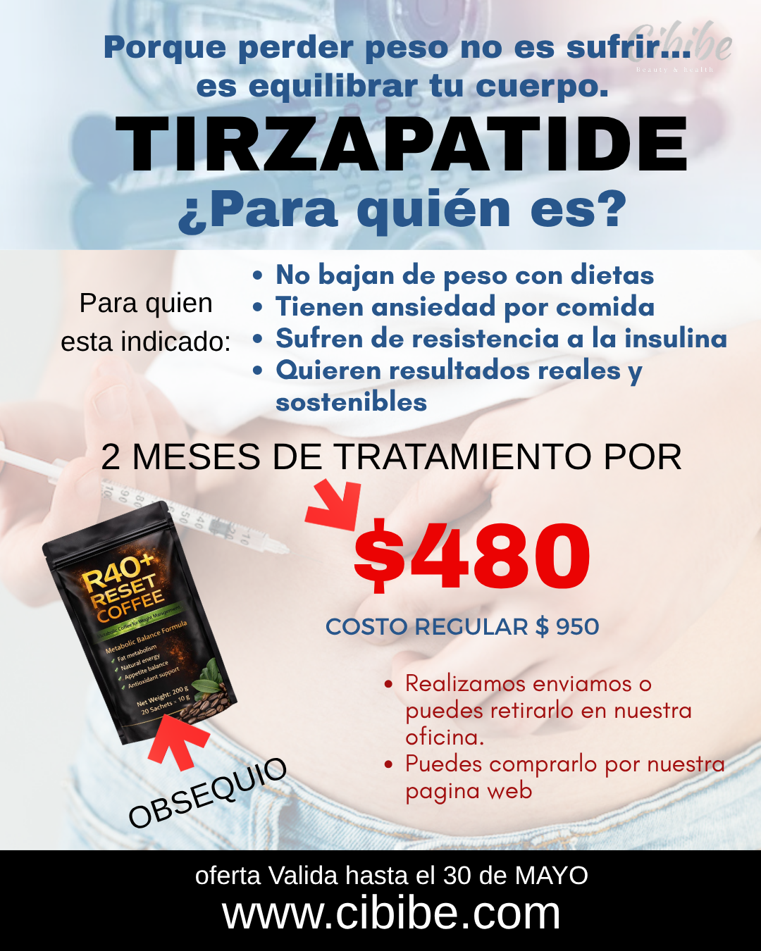 TIRZAPATIDE 2 MESES
